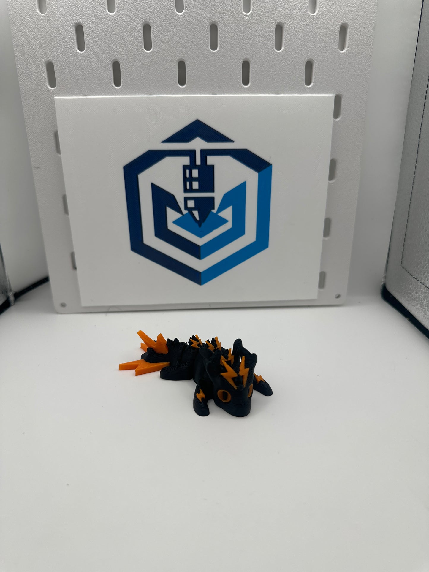 Lightning dragon mini orange/black