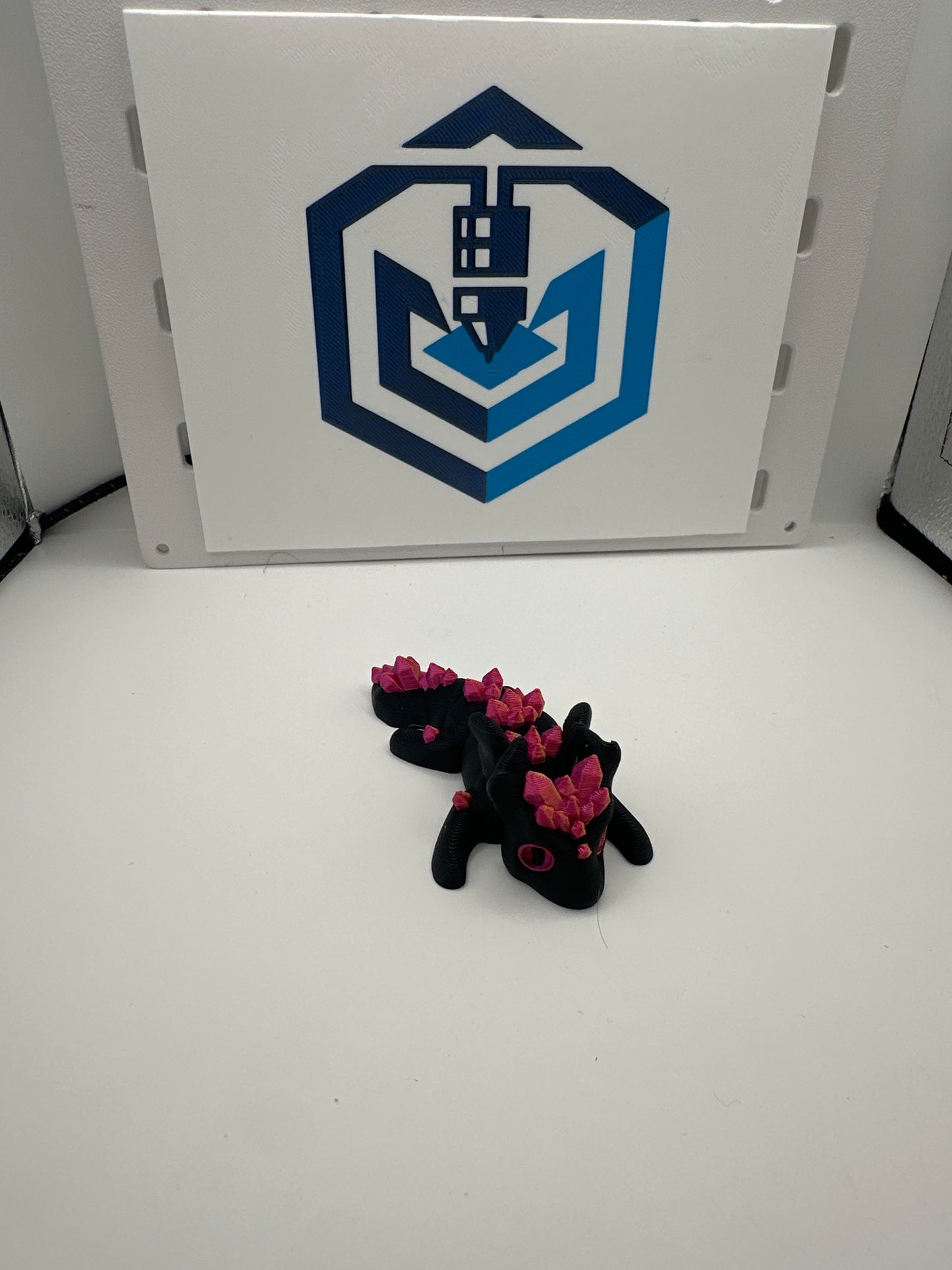 Crystal dragon mini black/pink
