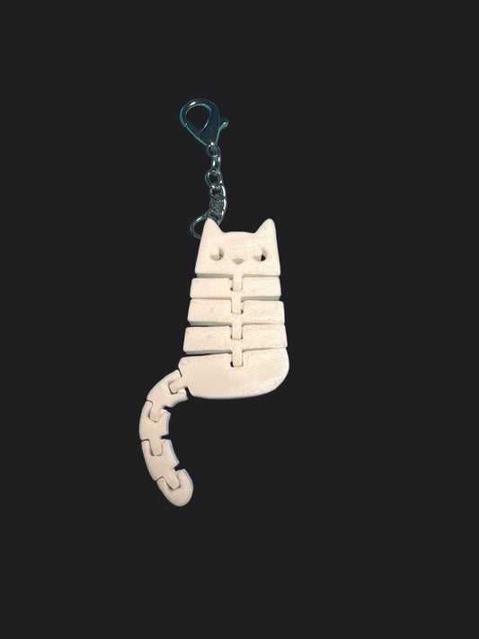 Flexi cat key-chain