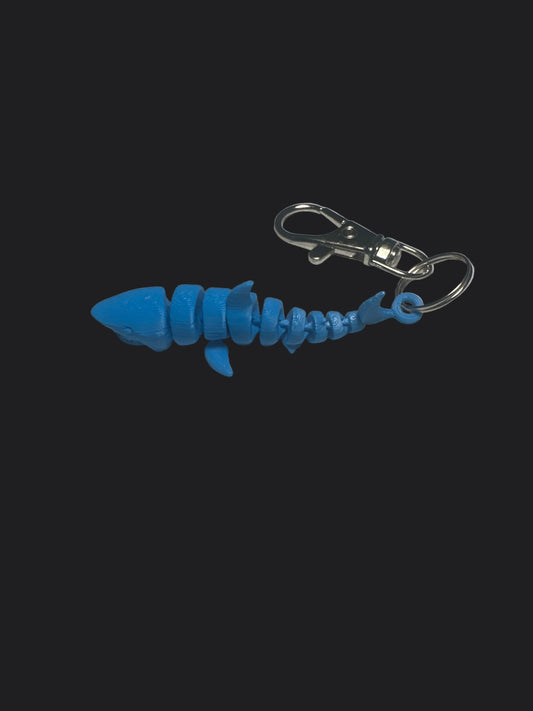 Mini flexi shark key-chain