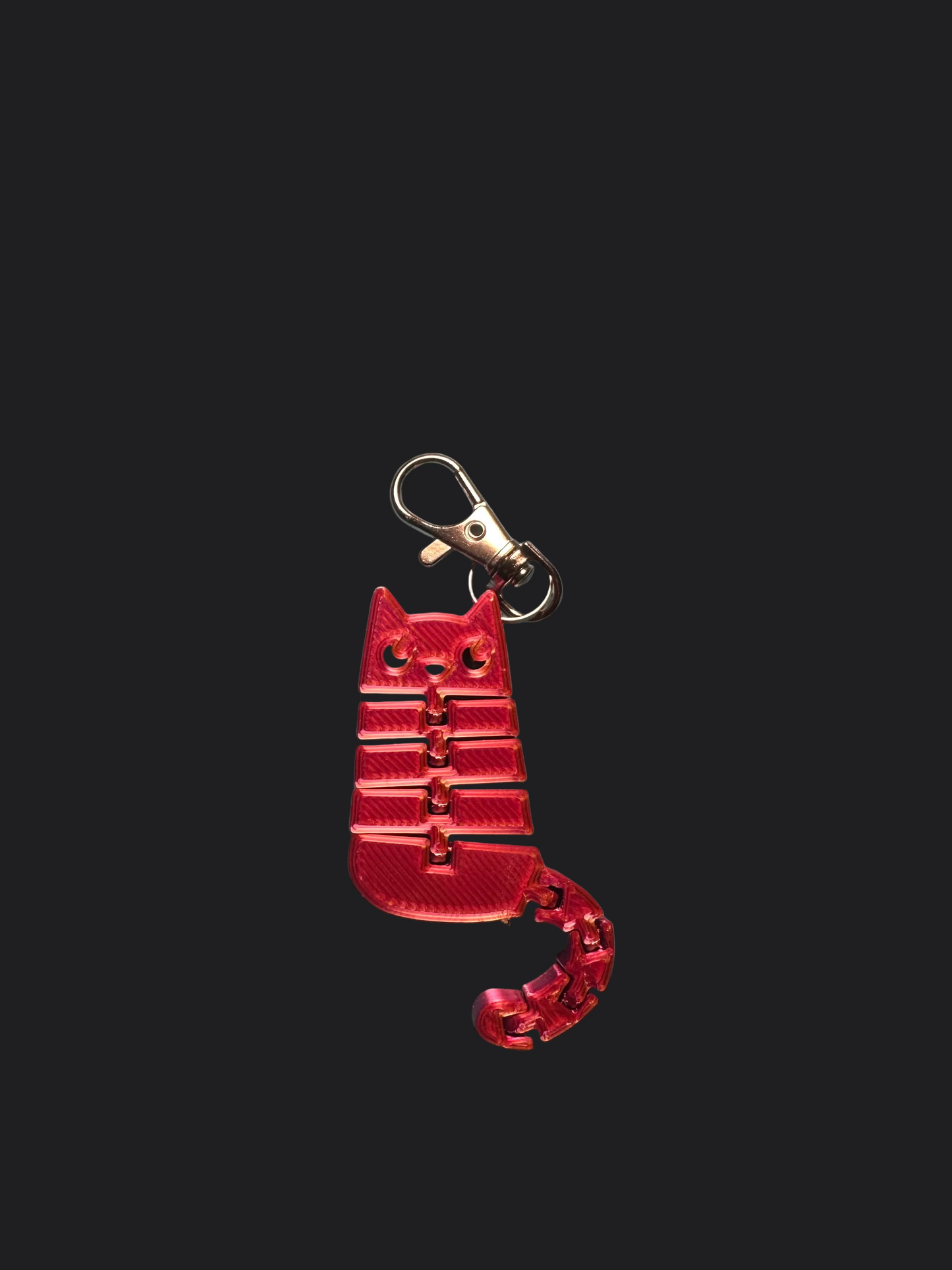 Flexi cat key-chain multicolor