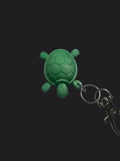 Mini turtle keychain