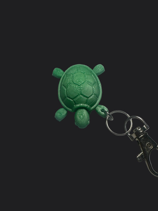 Mini turtle keychain