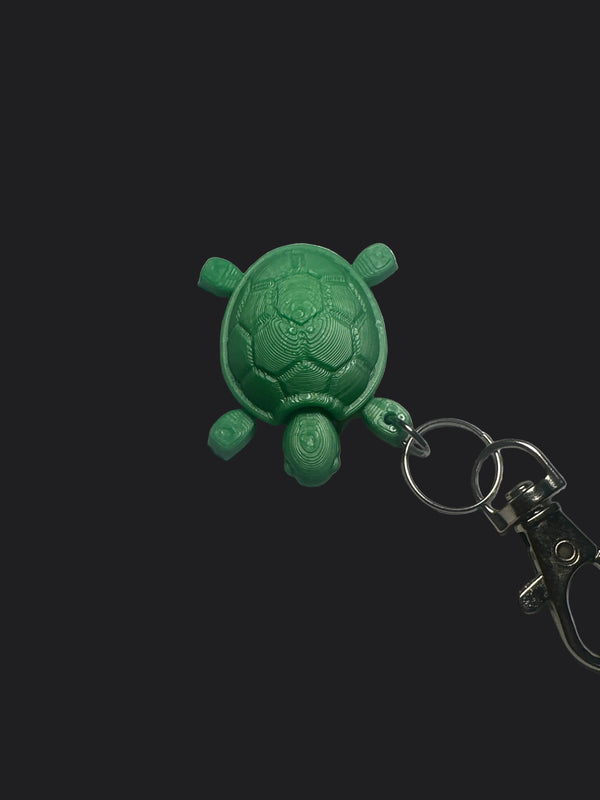 Mini turtle keychain