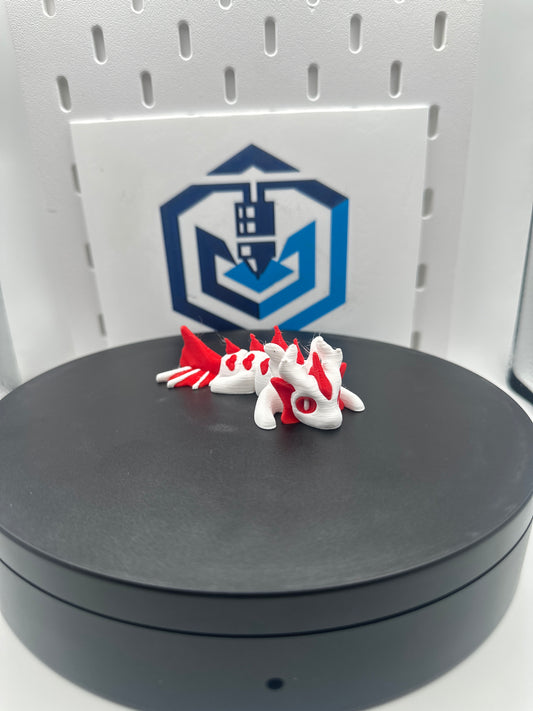 Wavepiercer mini white/red