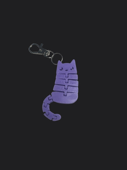 Flexi cat key-chain