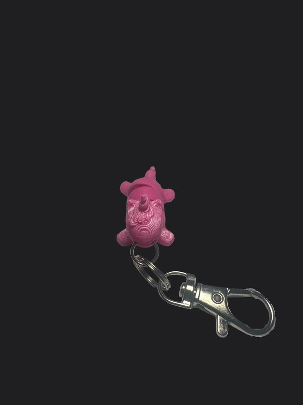 Mini flexi unicorn keychain