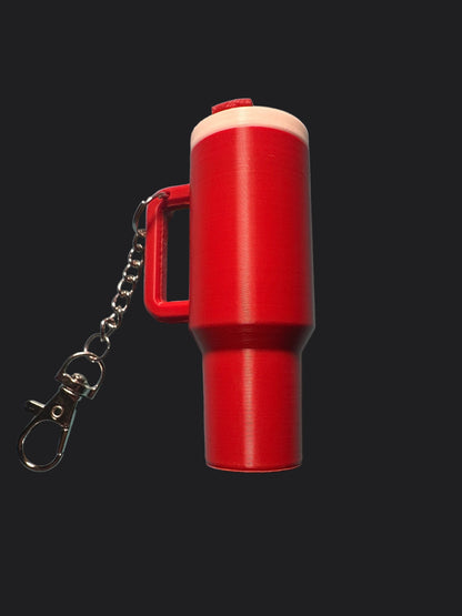 Chap stick cup key-chain