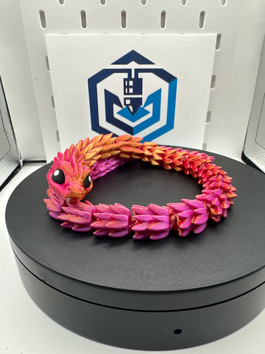 Snake pink/gold