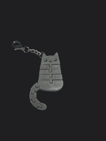 Flexi cat key-chain