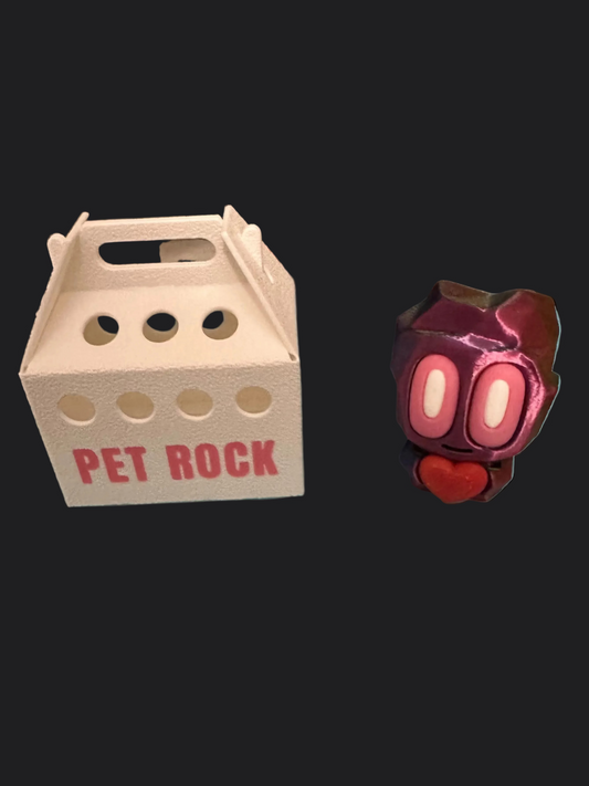 Valentines pet rock