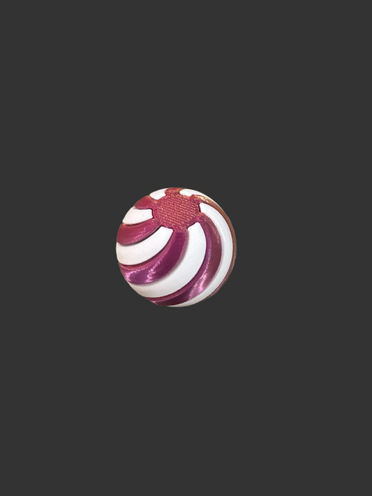 Spiral fidget ball