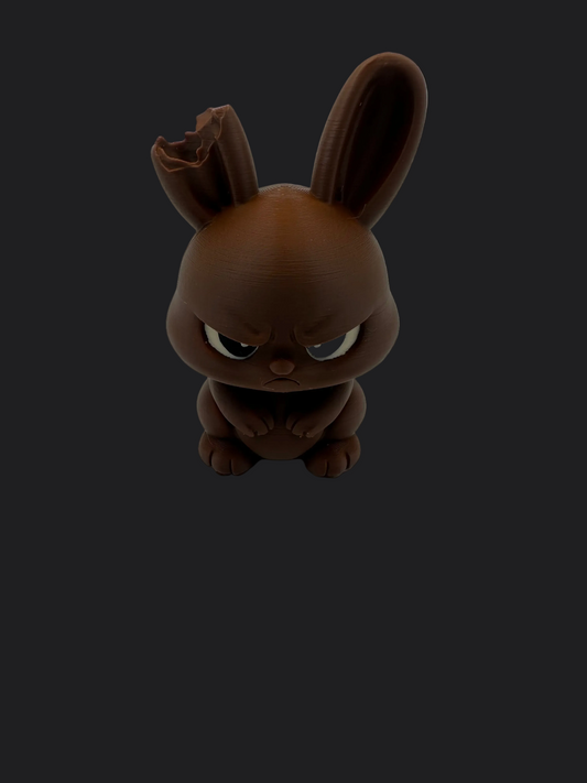 Chocolate bunny figurine